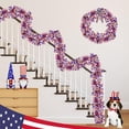 thumbnail image 4 of Fourth of July Decorations Patriotic Ribbon 6.56 Ft 1 Pc Red White and Blue Party Supply Decorations for Backyard Porch, 4 of 6