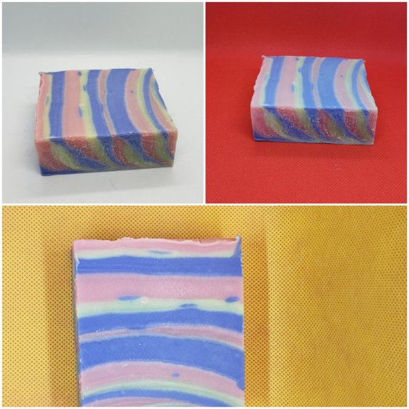 La Belle Fantastique Rainbow Champagne | handmade soap | champagne toast soap | craft soap | cold process soap | soap