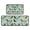 Pioneer Flower Floral, variant on Dachshund Dog and Pizza Kitchen Rugs Sets Of 2,Anti Fatigue Kitchen Mat Rugs Non Slip Washable,Decorative Kitchen Floor Mats for Kitchen,Sink,Laundry,17"X30" 17"X47"