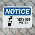 thumbnail image 5 of (2 Pack) Very Hot Water OSHA Notice Sign 18 Inch X 12 Inch Indoor / Outdoor Rust-Free Aluminum Metal Signs for Workplace, Workshop, and Construction Site, Made in the USA, 5 of 8