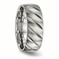 thumbnail image 4 of Bague en Titane Poli Diamant Taille 8, 4 of 6