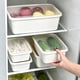 thumbnail image 5 of Caja de almacenamiento para refrigerador, contenedores de plástico para alimentos, organizador de escritorio para armario de cocina, 6 uds., 5 of 8