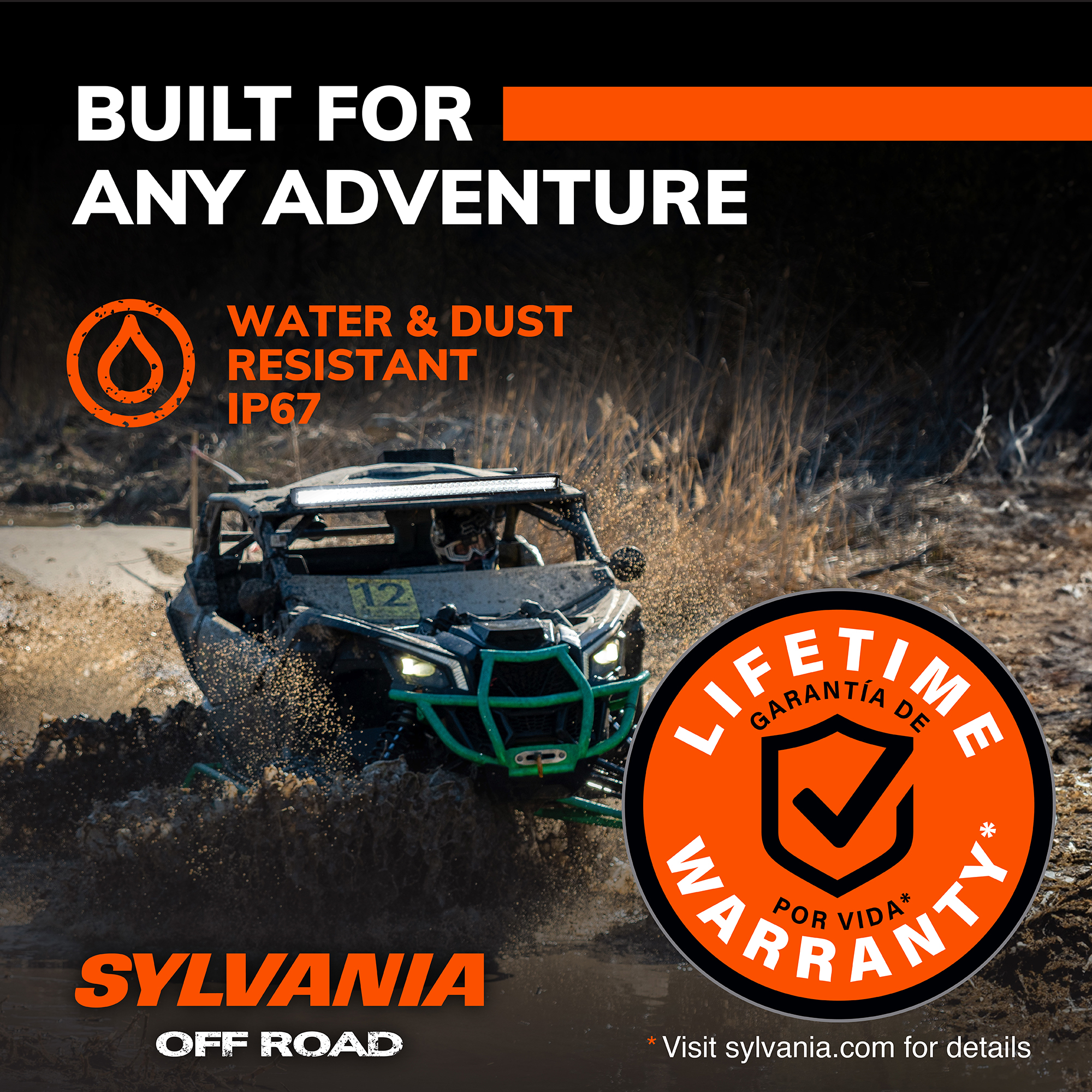 SYLVANIA Ultra 40 Inch LED Light Bar | LIFETIME Limited Warranty | Combo Light 15120 Raw Lumens | Waterproof Off Road Driving Work Light, Truck, Tractor, Boat, ATV, UTV, SUV, 4x4