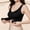 Black, variant on Xdegoge Front Closure Sports Bras for Women No Underwire Full Coverage Seamless Workout Bra Breathable Activewear Yoga Gym Bralettes