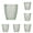 Green-5PCS-One Size, variant on 6-Pack Acrylic Water Cup Set, Non-Toxic Shatter-Resistant Transparent Drinking Cups, Food-Grade Acrylic Water Tumblers For Restaurant, Juice, Water & Daily Use Gold-5PCS-One Size