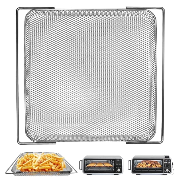 GCQ Air Fryer Accessories for Ninja Foodi 13 in 1 SP351 SP301 SP201 Air Fry Toaster Oven, 13.5''×12.3'' Air Fryer Replacement Basket Grill Wire Racks