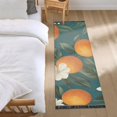 thumbnail image 3 of Yayeee Runner Rug for Bedroom 2'x6' Machine Washable Hallway Non Slip Mat, Retro Floral Orange, 3 of 8