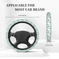 thumbnail image 5 of Balery Cartoon Sea Creatures print Steering Wheel Covers Elastic Skidproof Steering Wheel Protective Cover Case for Men Women Universal 15 Inches Cars Accessories, 5 of 8