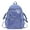 Blue, variant on YIEMEEN Large Capacity Backpack Pin Display Transparent Shoulder School Bag Itabag