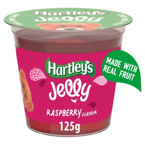 Hartley's Raspberry Jelly Pot 125g, British Import (Pack of 2)