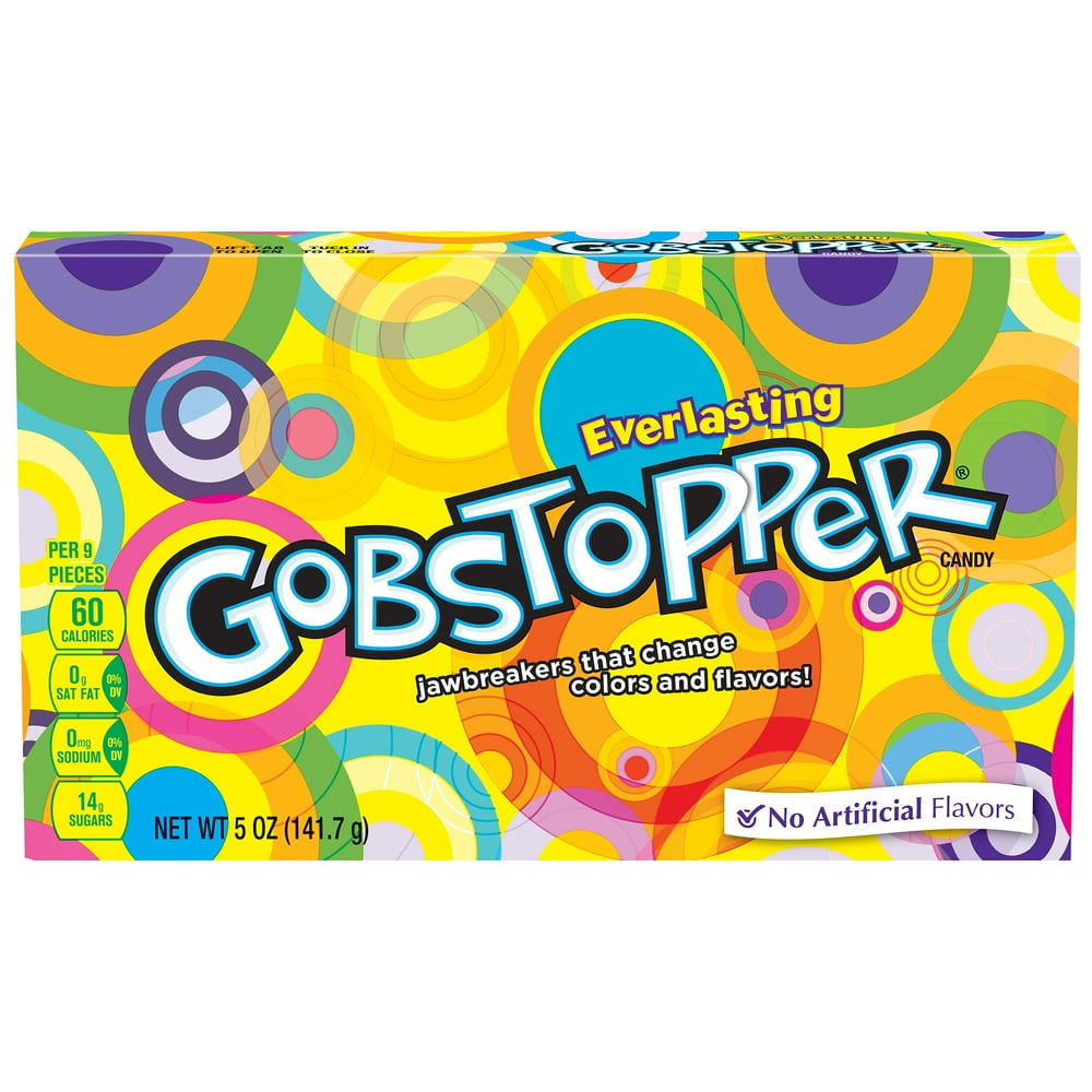 Wonka Gobstopper Throwback Everlasting Jawbreakers 5 Oz.