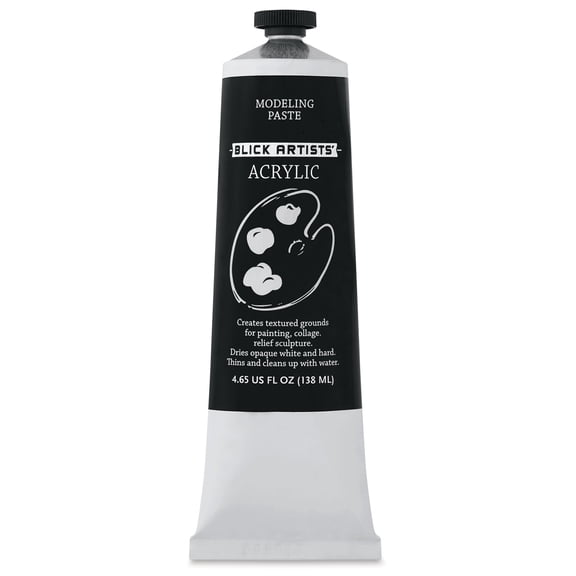 Blick Artists' Acrylic Medium - Blick Artists' Acrylic Modeling Paste, 4.65 oz tube