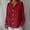 Hot Pink, variant on Coorders No Boundaries Women's V Neck Collared Tops with Long Sleeve, Womens Fit Linen Button Down Shirts with Pocket ,Army Green,Size M