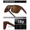 thumbnail image 4 of Gafas de Sol Polarizadas Ligeras Cuadradas UV400 ANYLUV 3 Paquetes, 4 of 7