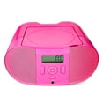thumbnail image 5 of Onn Compact Portable CD Boombox with FM Radio and LCD Display - Pink, 5 of 6