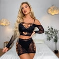thumbnail image 1 of Conjunto de ropa interior sexy con costuras de encaje en el pecho con tubo de estilo europeo y americano para verano, 1 of 4