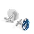 thumbnail image 3 of Snowman Formal Attire Essential: Stainless Steel Men's Cufflinks Set for Suits and Dress Shirts, 3 of 6