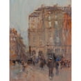 thumbnail image 2 of Frank Edwin Scott 15x18 Gold Ornate Wood Frame and Double Matted Museum Art Print Titled - A Gray Day in Paris, 2 of 4