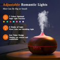 thumbnail image 2 of Difusor de aromas, difusor de aceite aromático silencioso de 500 ml, humidificador con luz LED, yoga, 2 of 5