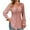 Pink-01, variant on Perfectbot Dressy Tops for Women Bow Tie V Neck Ruched Flowy Shirts Floral Sleeve Elegant Tunic Blouse