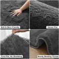 thumbnail image 3 of Alfombra Merelax, 213 x 305 cm, suave y esponjosa, antideslizante, gris oscuro, 3 of 7