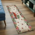 thumbnail image 3 of Runner Rugs 2x6 Ft, Red Christmas Non Slip Area Rugs for Kitchen Bedroom Entryway, Truck Xmas Tree Snowflake Winter Vintage Washable Carpet Runner Rug Floor Mats for Bedroom Home Decor, 3 of 9