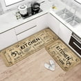 thumbnail image 6 of Kitchen Rules Kitchen Mat Set of 2, Kitchen Mats for Floor, Farmhouse Kitchen Rugs and Mats Non Skid Washable, Decorative Kitchen Floor Mats Non Slip, Kitchen Runner Rug Carpet 17x29 and 17x47 Inch, 6 of 6