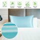 thumbnail image 3 of 1 Uds Fundas De Almohada De Satén, Cremallera Invisible Ultra Suave Mejora La Calidad Del Sueño, Juego De Funda De Almohada De Satén Suave Transpirable Muyoka Hogar, 3 of 7