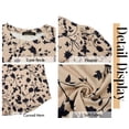 thumbnail image 6 of Fantaslook Womens Long Sleeve Shirts Fall Tunic Tops Casual Crewneck Floral Blouses, 6 of 9