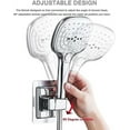 thumbnail image 2 of Support de Pommeau de Douche, Angle Réglable à 360°, Support de Douche en ABS Solide, Sans Perçage, Montage Mural Universel, Plastique, 2 of 5