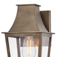 thumbnail image 3 of 28890BU Hinkley Lighting Georgetown - 12W 1 LED Outdoor Small Wall Mount Lantern-12.5 Inch Tall and 7 Inch Wide-Burnished Bronze Finish, 3 of 9