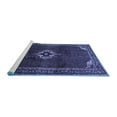 thumbnail image 2 of Ahgly Company Machine Washable Indoor Rectangle Persian Blue Traditional Area Rugs, 5' x 8', 2 of 4