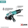 thumbnail image 2 of Amoladora angular reacondicionada Makita GA4570-R 7.5 A 115 mm 220 V X-LOCK, 2 of 2