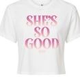 thumbnail image 3 of Wicked - She's So Good - Juniors Cropped Graphic T-Shirt, 3 of 5