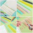 thumbnail image 3 of KAKOWELY rings for paper binding 30pcs Plastic Binding Spines Combs for Notebook Binding 30 Rings Replacement Binder Mechanism for DIY Projects Assorted Color, 3 of 4