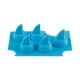 thumbnail image 1 of Bandeja de hielo con gelatina de chocolate con forma de aleta - molde flexible de silicona azul para cubitos de hielo, chocolates, gelatina - 5,23" x 3,23" grado alimentario, 1 of 9