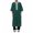 Green, variant on Dpytoraw Men's Arab Long Sleeve Embroidered Thobe Traditional Middle Robe For Muslim Wear Elegant Dress Long Robe With Pockets Men’s Linen Shirts