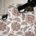 thumbnail image 3 of Ambesonne Floral Grommet Curtain, Ornamental Foliage Motif, 50" x 72", Warm Taupe Umber Blush, 3 of 6