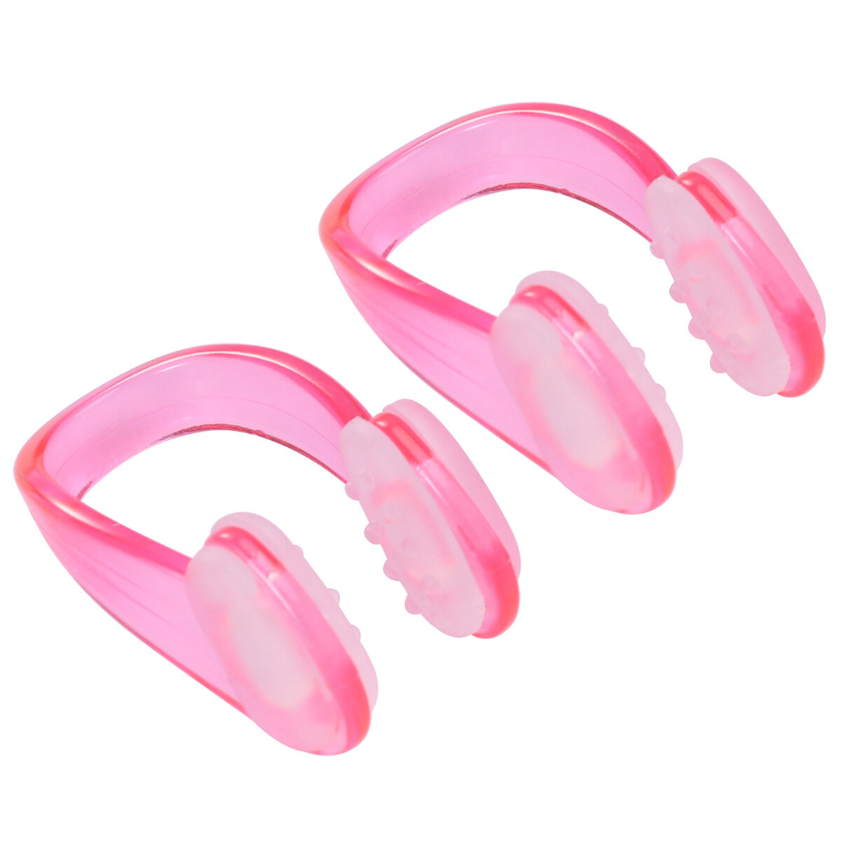 2pcs Swimming Nose Clip Nose Protection Swimming Accessory for Adult (Pink)