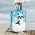 thumbnail image 6 of Picia Collie in Bathtub Luggage Protector Cover Thicken Suitcase Protector Cover Fit 18-32 Inch Luggage-Small, 6 of 9