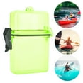 thumbnail image 3 of Kayak Sealing Box, Underwater Plastic Transparent Floating Watertight Case Waterproof Diving Sealing Dry Storage Box with Rope Hook for Surfing Canoe Kayak[Yellow], 3 of 9