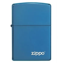 Zippo Logo Sapphire Pocket Lighter