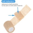 thumbnail image 4 of LQQBOX 6 Pcs Self Adherent Cohesive Wrap Bandages First Aid Tape, Elastic Self Adhesive Tape, Athletic, Sports wrap Tape, Bandage Wrap for Sports, Wrist, Skin Colour Athletic Tape, 4 of 7