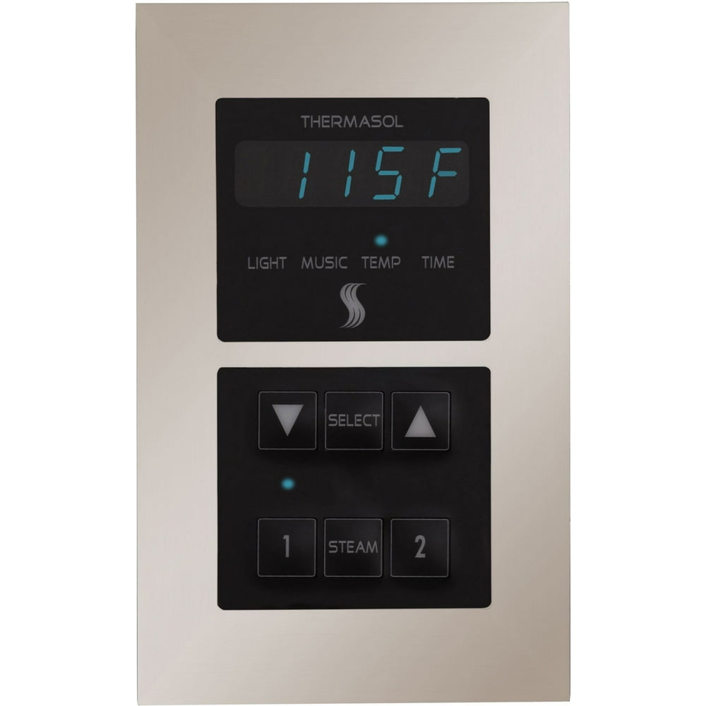 Thermasol Semr Signature Programmable Steam Shower Controller Nickel