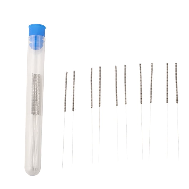 50Pcs Stainless Steel Nozzle Cleaning Needles Kit for 3D Printer - 0.4mm