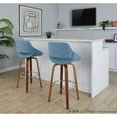 thumbnail image 4 of LumiSource Fabrico 30" Fixed-Height Barstool - Set of 2, 4 of 9