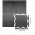 thumbnail image 6 of MAXVINI 23.6" x 23.6" Diamond Non-Slip EVA Interlocking Foam Tiles, 48-Tile/dark gray, 6 of 10