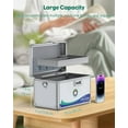 thumbnail image 2 of Medicine Lock Box First Aid Box with Combination Lock Handle & Shoulder Strap Portable Medication Lock Box x x .Silver Aluminum Alloy Storage Box, 2 of 8