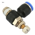 thumbnail image 5 of SL6-01 Air Flow Speed Control Valve & Pneumatic Tube Fitting Regulator, 2Pcs High Precision Adjustable Air Pressure Connector for Quick Connect Air Systems, 5 of 9