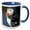 Blue/White, variant on 3drose, Atlantic Puffin, Latrabjerg Peninsula, Iceland - Eu14 Rbe0049 - Ralph H. Bendjebar, 11oz Two-tone Green Mug